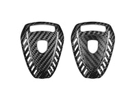 Porsche carbon fiber key fob cover, view 9