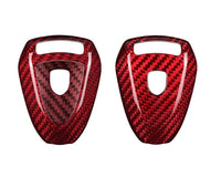 Porsche carbon fiber key fob cover, view 3