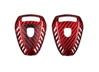 Porsche carbon fiber key fob cover, view 8