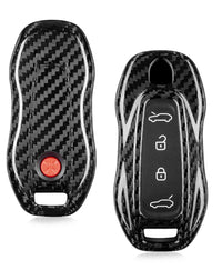 Porsche key fob cover in carbon fiber - Macan EV