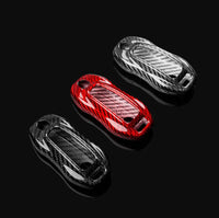 Porsche carbon fiber key fob cover, view 4