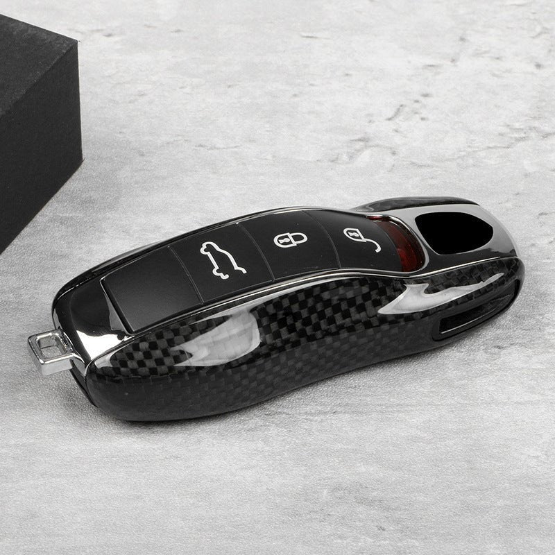 PORSCHE KEY COVER / CARBON FIBER (REAL) - Jonparts