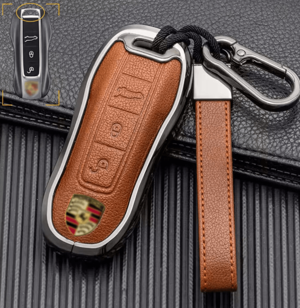 Porsche Key Cover Case – Full Metal Zinc Alloy Shell | B TYPE - Jonparts