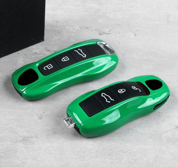 Porsche Key Cover / Python Green / Case for 911, Macan, Panamera - Jonparts