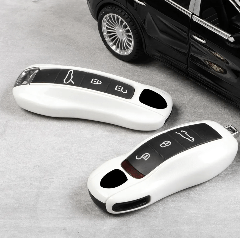 Porsche Key Cover / White / Case for 911, Macan, Panamera - Jonparts