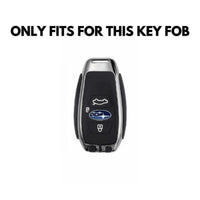Subaru Alcantara suede key fob cover, view 3