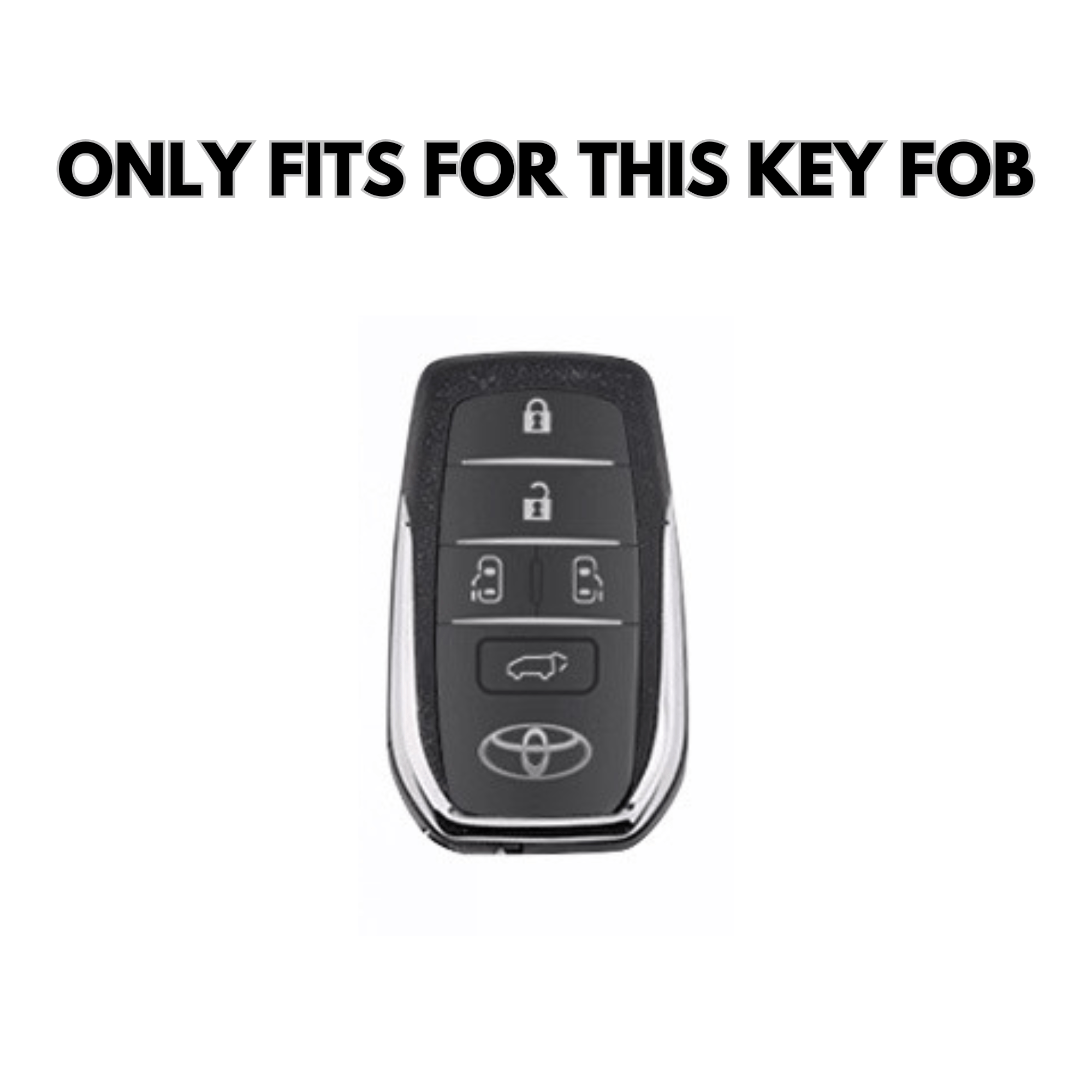 Toyota Key Cover | Alcantara | Sienna Alphard | Key Fob Protection - Jonparts