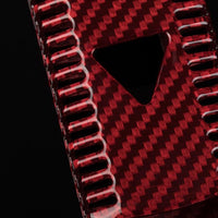 Mitsubishi carbon fiber key fob cover, view 16