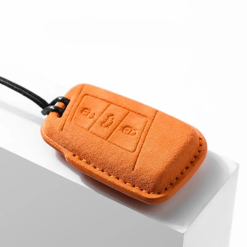 Volkswagen Alcantara suede key fob cover, view 2