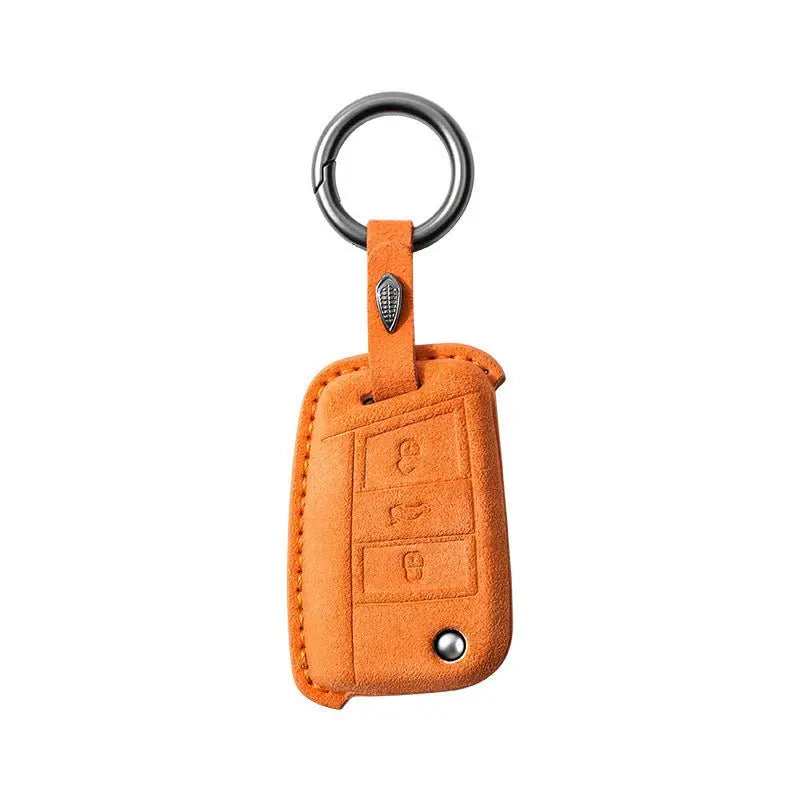 Volkswagen Alcantara suede key fob cover, view 4