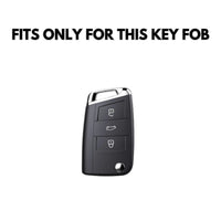 Volkswagen Alcantara suede key fob cover, view 3
