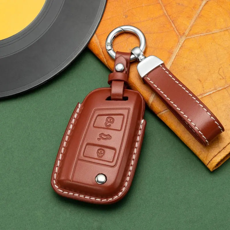 Volkswagen leather key fob cover, view 16
