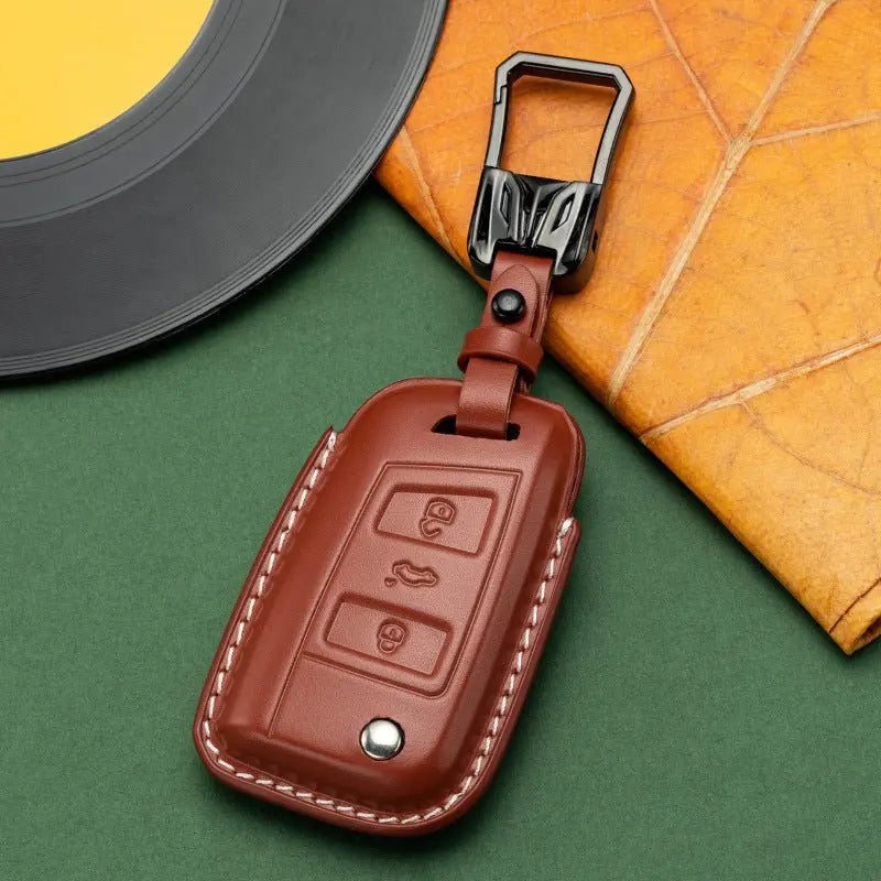 Volkswagen leather key fob cover, view 30