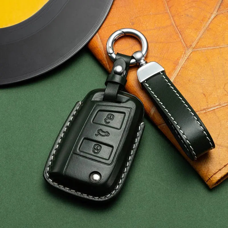 Volkswagen leather key fob cover, view 11