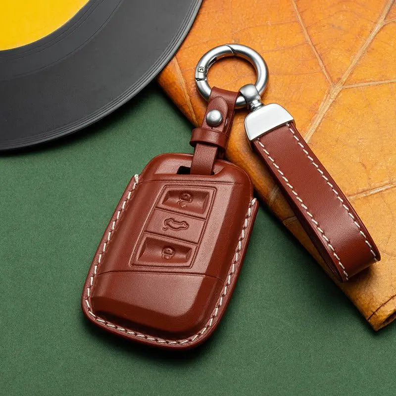 Volkswagen leather key fob cover, view 24