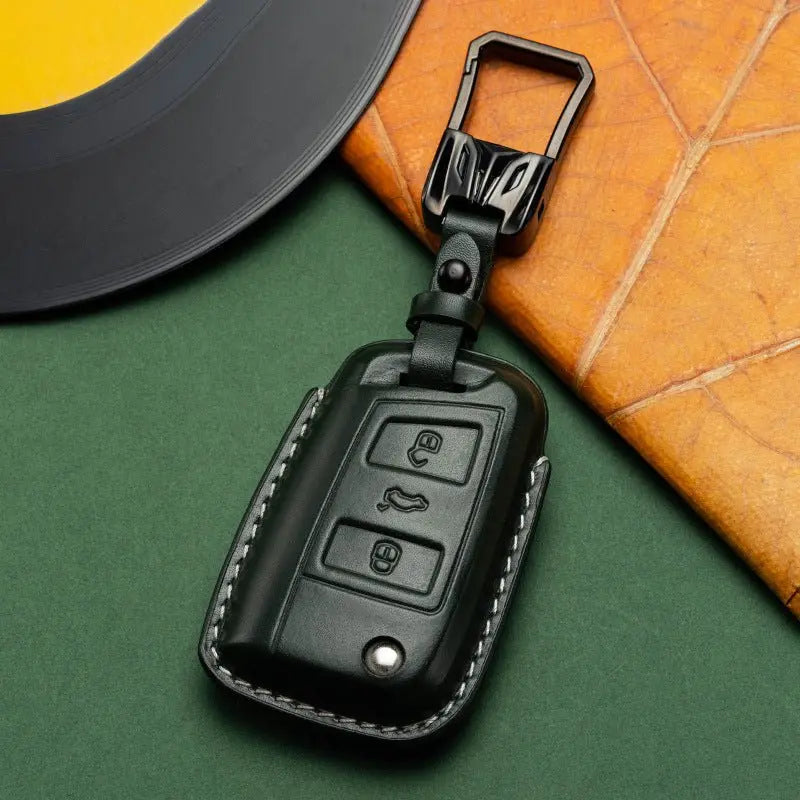 Volkswagen leather key fob cover, view 10
