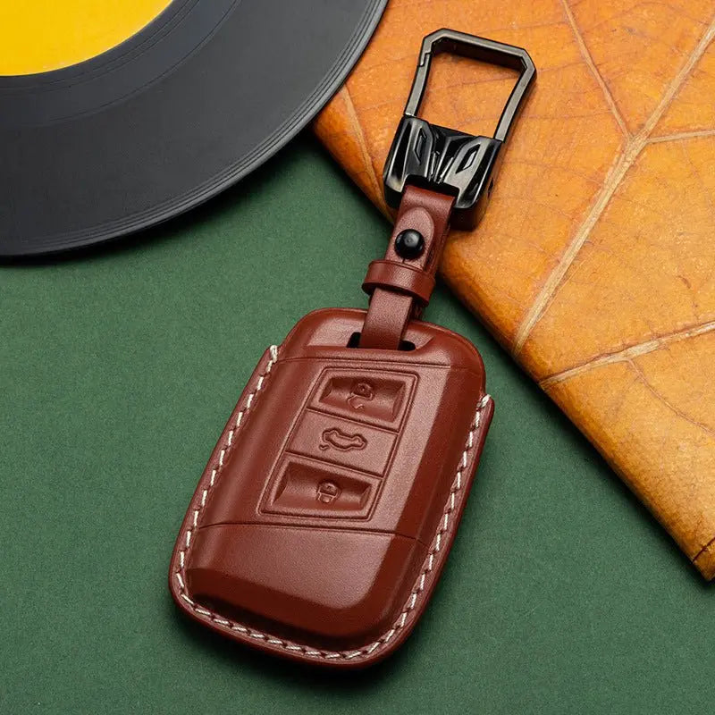 Volkswagen leather key fob cover, view 23