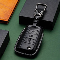 Volkswagen leather key fob cover, view 7