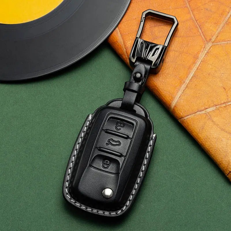 Volkswagen leather key fob cover, view 12