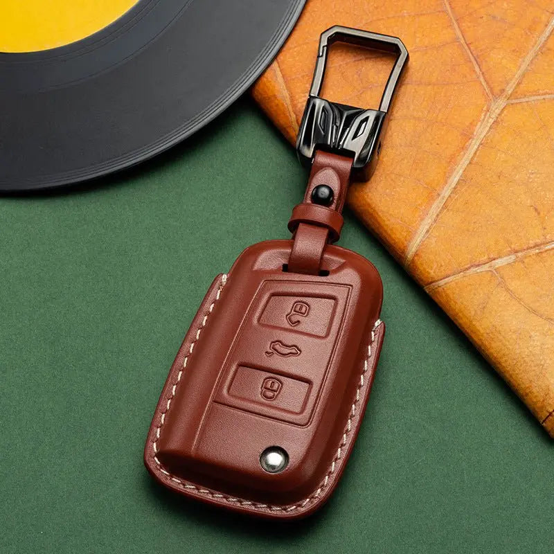 Volkswagen leather key fob cover, view 20