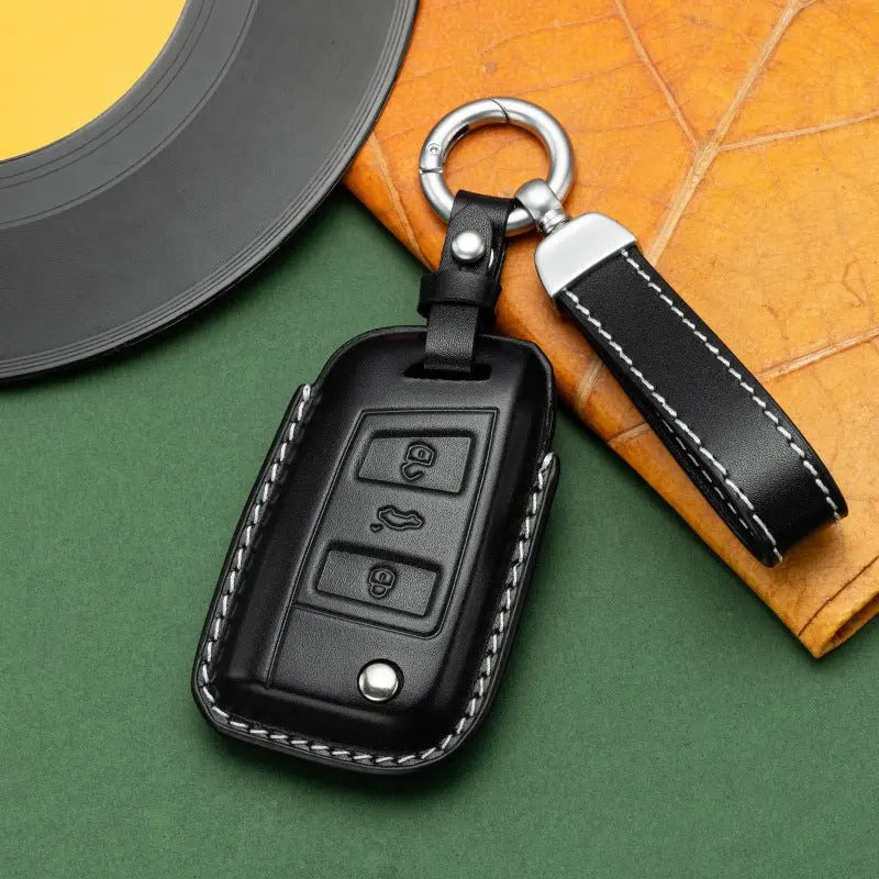 Volkswagen leather key fob cover, view 15