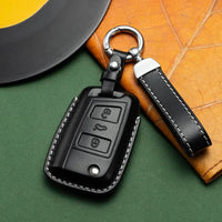 Volkswagen leather key fob cover, view 8