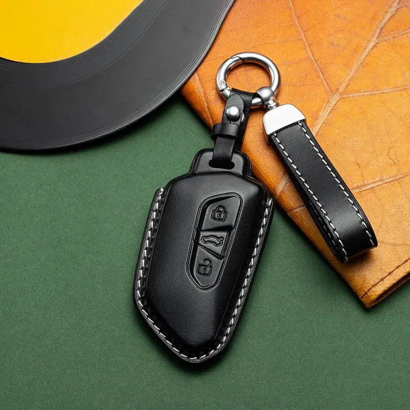 Volkswagen leather key fob cover, view 11