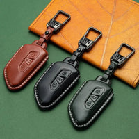 Volkswagen leather key fob cover, view 5