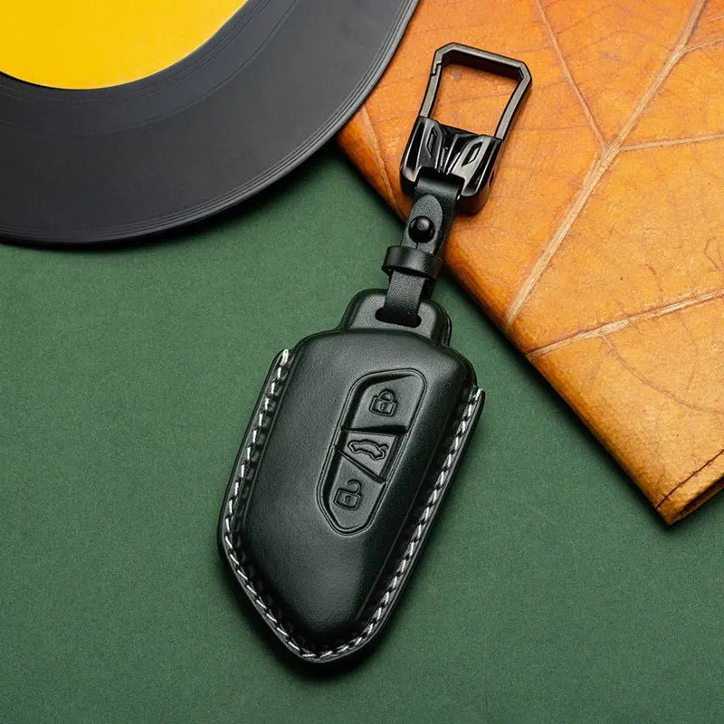 Volkswagen leather key fob cover, view 8