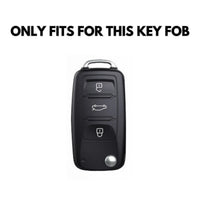 Volkswagen Alcantara suede key fob cover, view 3