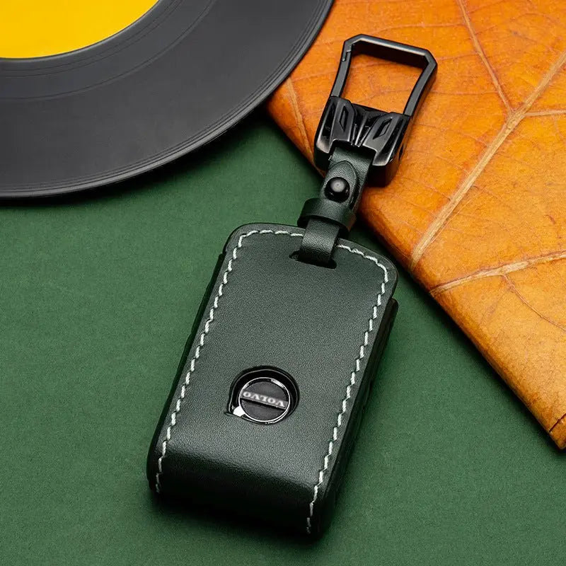 Volvo leather key fob cover, view 6