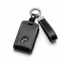 Volvo leather key fob cover, view 2