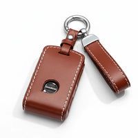 Volvo leather key fob cover, view 3