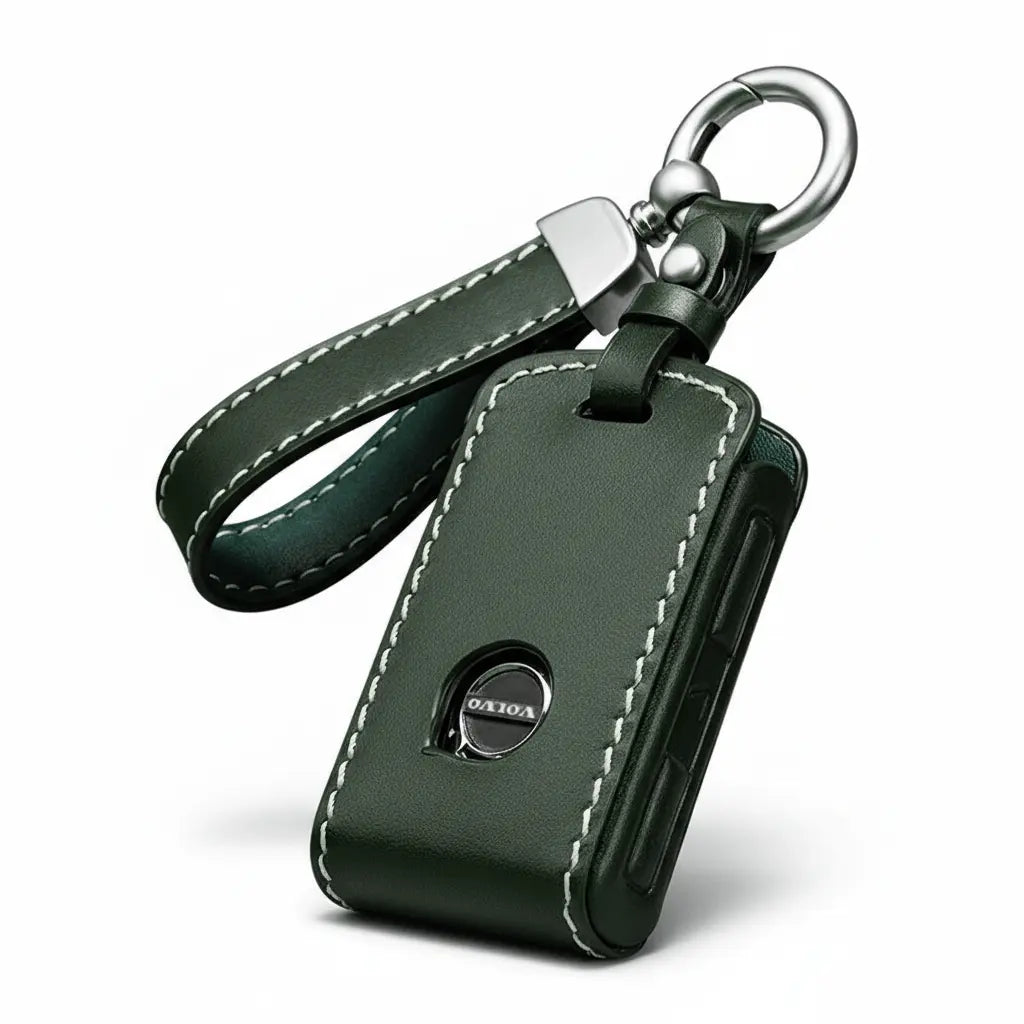 Volvo key fob cover in leather